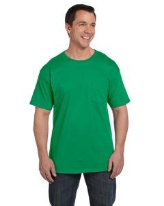Hanes 5190 - Beefy-T® with a Pocket Kelly Green