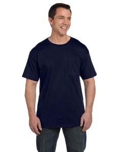 Hanes 5190 - Beefy-T® with a Pocket Navy
