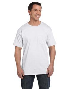 Hanes 5190 - Beefy-T® with a Pocket White