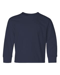 JERZEES 29BLR - Heavyweight Blend™ 50/50 Youth Long Sleeve T-Shirt J. Navy