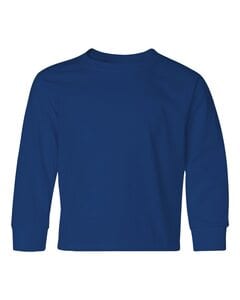 JERZEES 29BLR - Heavyweight Blend™ 50/50 Youth Long Sleeve T-Shirt Royal