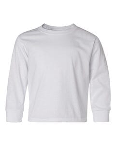 JERZEES 29BLR - Heavyweight Blend™ 50/50 Youth Long Sleeve T-Shirt White