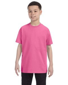 JERZEES 29BR - Heavyweight Blend™ 50/50 Youth T-Shirt Neon Pink