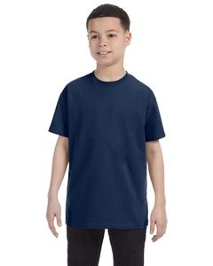 JERZEES 29BR - Heavyweight Blend™ 50/50 Youth T-Shirt Vintage Heather Navy