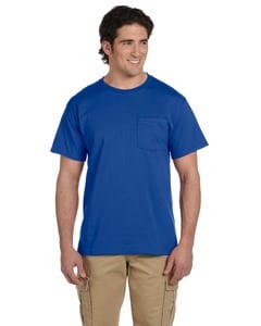 JERZEES 29MPR - Heavyweight Blend™ 50/50 T-Shirt with a Pocket Royal
