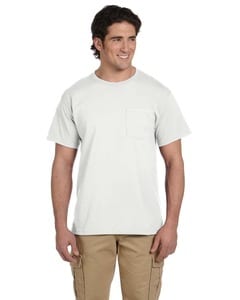 JERZEES 29MPR - Heavyweight Blend™ 50/50 T-Shirt with a Pocket White