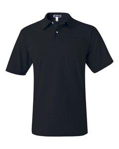 JERZEES 436MPR - SpotShield™ 50/50 Sport Shirt with a Pocket Black
