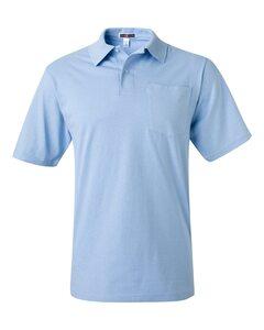 JERZEES 436MPR - SpotShield™ 50/50 Sport Shirt with a Pocket Light Blue