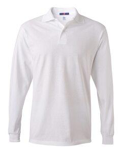 JERZEES 437MLR - SpotShield™ 50/50 Long Sleeve Sport Shirt White