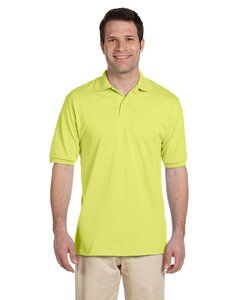 JERZEES 437MSR - SpotShield™ 50/50 Sport Shirt Safety Green
