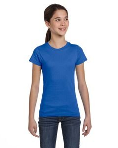 LAT 2616 - Girls Fine Jersey Longer Length T-Shirt