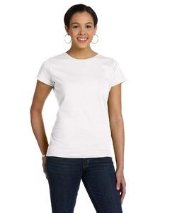 LAT 3516 - Ladies' Fine Jersey T-Shirt White