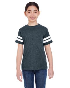 LAT 6137 - Youth Vintage Football T-Shirt