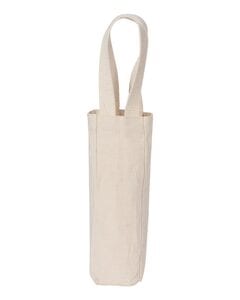 Liberty Bags 1725 - Single Bottle Wine Tote Natural