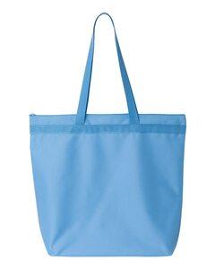 Liberty Bags 8802 - Recycled Zipper Tote Light Blue