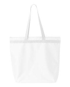 Liberty Bags 8802 - Recycled Zipper Tote White