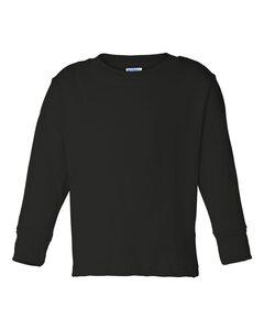 Rabbit Skins 3311 - Toddler Long Sleeve T-Shirt Black