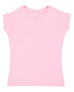 Rabbit Skins 3316 - Fine Jersey Toddler Girl's T-Shirt Pink