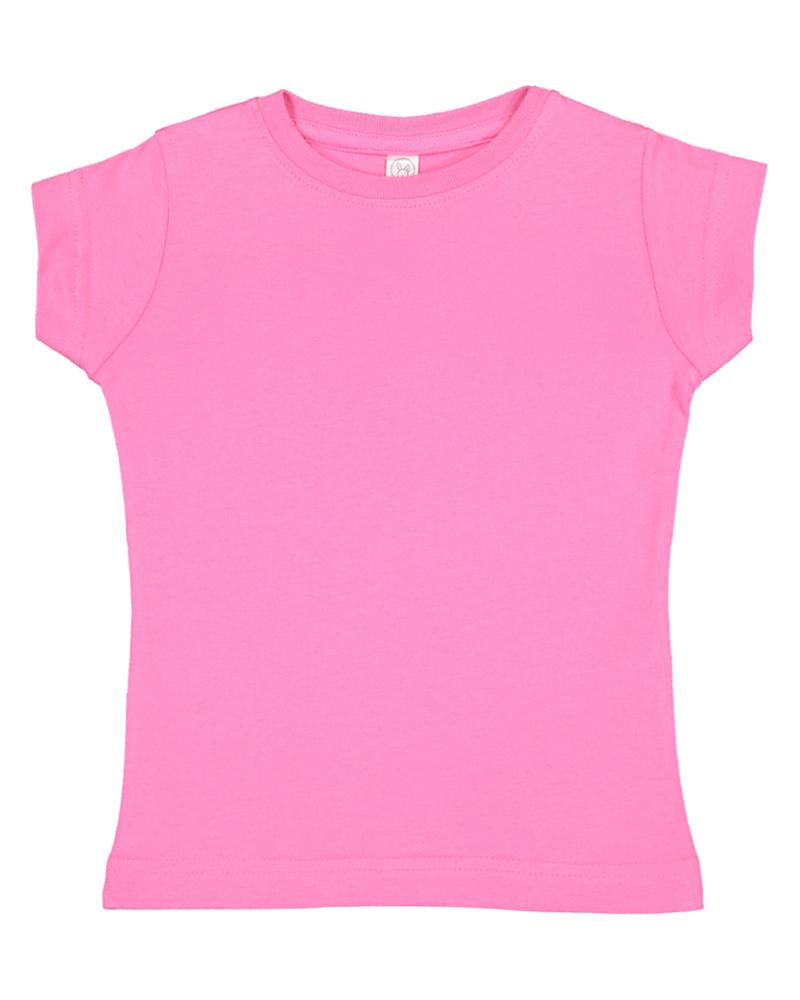 Rabbit Skins 3316 - Fine Jersey Toddler Girl's T-Shirt