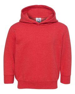 Rabbit Skins 3326 - Toddler Hooded Sweatshirt Vintage Red