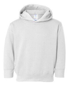 Rabbit Skins 3326 - Toddler Hooded Sweatshirt White
