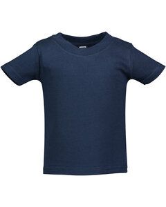 Rabbit Skins 3401 - Infant Short Sleeve T-Shirt Navy