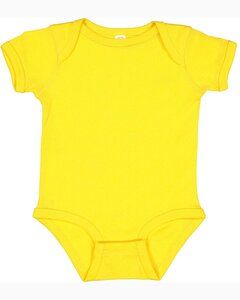 Rabbit Skins 4400 - Infant Lap Shoulder Creeper Yellow