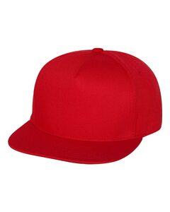 Yupoong 6007 - Five-Panel Flat Bill Cap