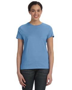 Hanes SL04 - Hanes® Ladies' Nano-T® Cotton T-Shirt Carolina Blue