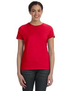 Hanes SL04 - Hanes® Ladies' Nano-T® Cotton T-Shirt Deep Red