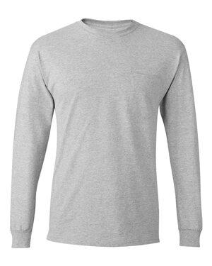 Hanes 5596 - Tagless® Long Sleeve T-Shirt with a Pocket