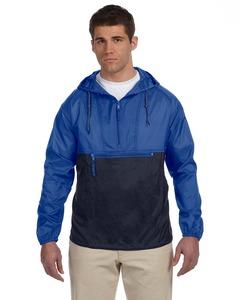 Harriton M750 - Packable Nylon Jacket Royal/Navy