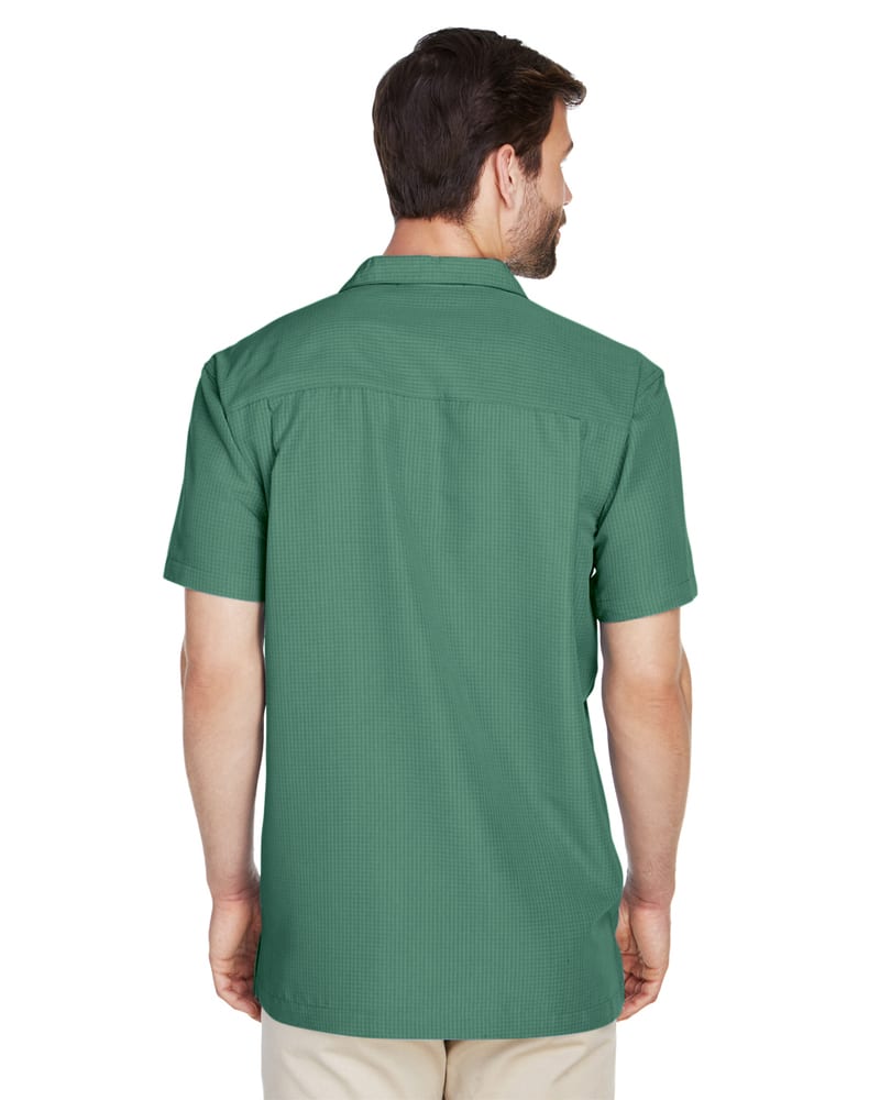 Harriton M560 - Men's Barbados Textured Camp Shirt