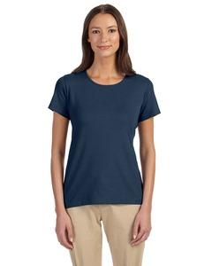 Devon & Jones DP182W - Perfect Fit Ladies Shell T-Shirt Navy