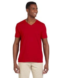 Gildan G64V - Softstyle® 4.5 oz. V-Neck T-Shirt Cherry red