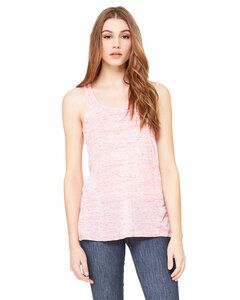 BELLA+CANVAS B8800 - Women's Flowy Racerback Tank Red Marble