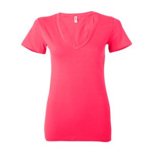 BELLA+CANVAS B6035 - Womens Jersey Short Sleeve Deep V-Neck Tee