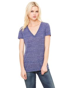 BELLA+CANVAS B6035 - Womens Jersey Short Sleeve Deep V-Neck Tee