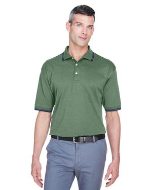 Devon & Jones D140 - Mens Tipped Perfect Pima Interlock Polo