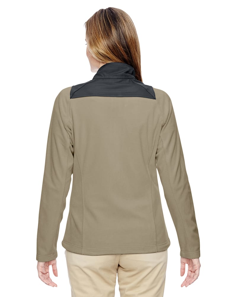 Ash City North End 78215 - Ladies Excursion Trail Fabric-Block Fleece Jacket