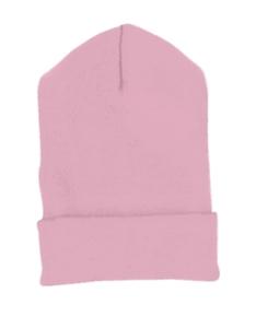 Yupoong 1501 - Cuffed Knit Cap Pink