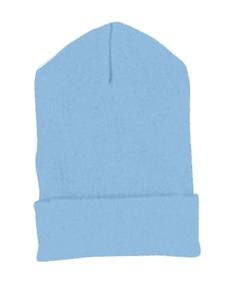 Yupoong 1501 - Cuffed Knit Cap Carolina Blue