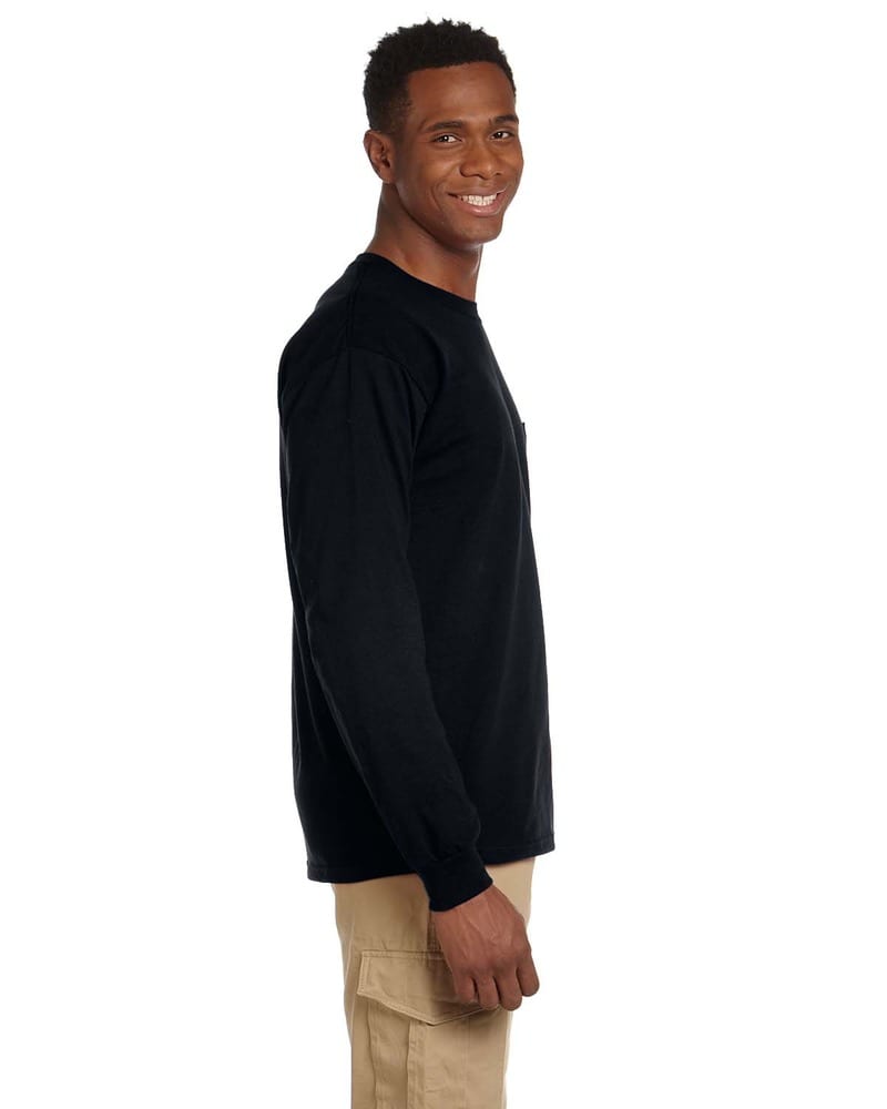 Gildan G241 - Ultra Cotton® 6 oz. Long-Sleeve Pocket T-Shirt