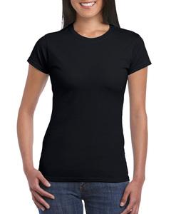 Gildan G640L - Softstyle® Ladies 4.5 oz. Junior Fit T-Shirt Black