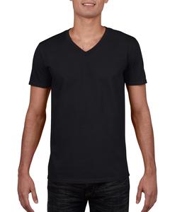 Gildan G64V - Softstyle® 4.5 oz. V-Neck T-Shirt Black