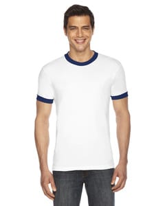 American Apparel BB410 - Unisex Poly-Cotton Short-Sleeve Ringer T-Shirt