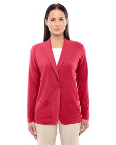 Devon & Jones DP462W - Ladies Perfect Fit  Shawl Collar Cardigan Red