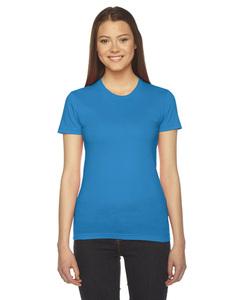 American Apparel 2102 - Ladies Fine Jersey Short-Sleeve T-Shirt Teal