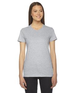 American Apparel 2102 - Ladies Fine Jersey Short-Sleeve T-Shirt Heather Grey