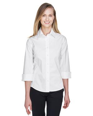 Devon & Jones DP625W - Ladies Three-Quarter Sleeve Stretch Poplin Blouse